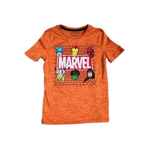 Jumping Beans Marvel Avengers Active Performance Graphic T-Shirt Orange Boys 7